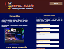 Tablet Screenshot of gotolradio.com